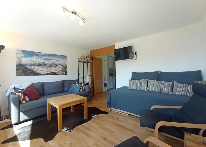 Sunny 5 Guests By Moosfluh Gondola * Ридеральп